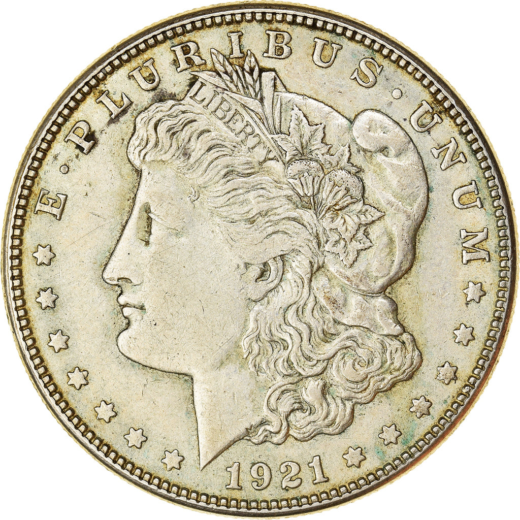 Coin, United States, Morgan Dollar, Dollar, 1921, San Francisco, EF(40-45)
