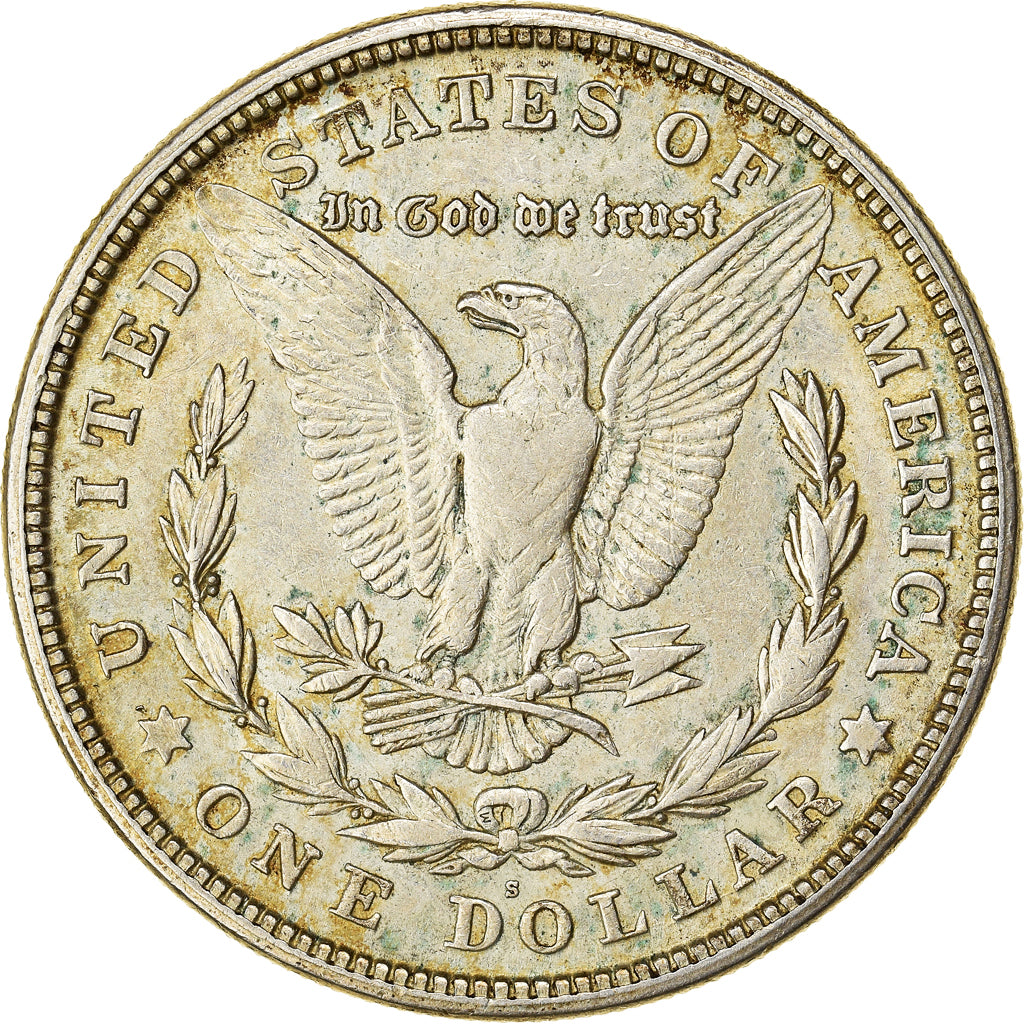 Coin, United States, Morgan Dollar, Dollar, 1921, San Francisco, EF(40-45)