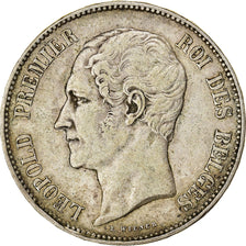 Coin, Belgium, Leopold I, 5 Francs, 5 Frank, 1849, Brussels, EF(40-45), Silver