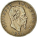 Moneta, Italia, Vittorio Emanuele II, 5 Lire, 1871, Milan, MB+, Argento, KM:8.3