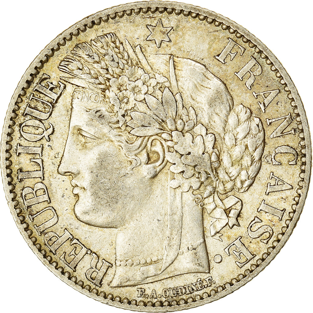 Monnaie, France, Cérès, 2 Francs, 1881, Paris, TTB+, Argent, Gadoury:530a