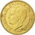 Moneta, Monaco, 50 Francs, 1950, AU(50-53), Brązal, KM:E30, Gadoury:141
