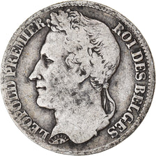 Munten, België, Leopold I, Franc, 1844, Brussels, FR, Zilver, KM:7.1