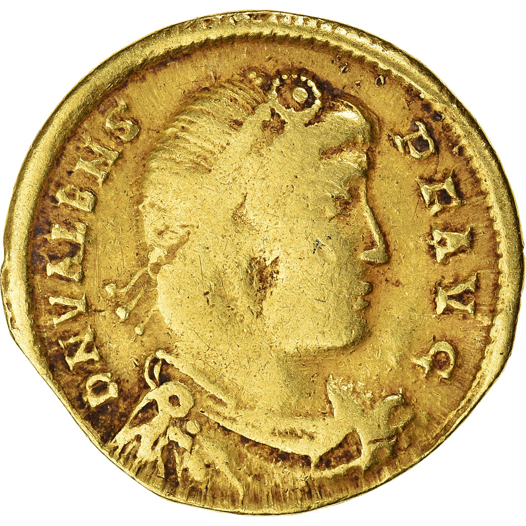 Moneta, Valens, Solidus, 364-365, Nicomedia, MB, Oro, RIC:4b