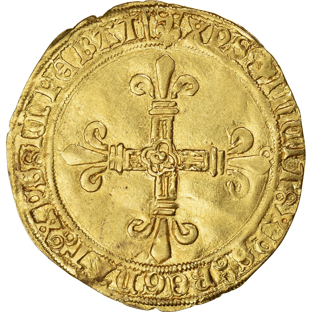 Coin, France, Louis XII, Ecu d'or au soleil, Ecu d'or, (1498), Poitiers