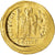 Moneta, Justin I, Solidus, Constantinople, AU(55-58), Złoto