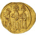 Coin, Heraclius, Solidus, 637-638, Constantinople, EF(40-45), Gold, Sear:764