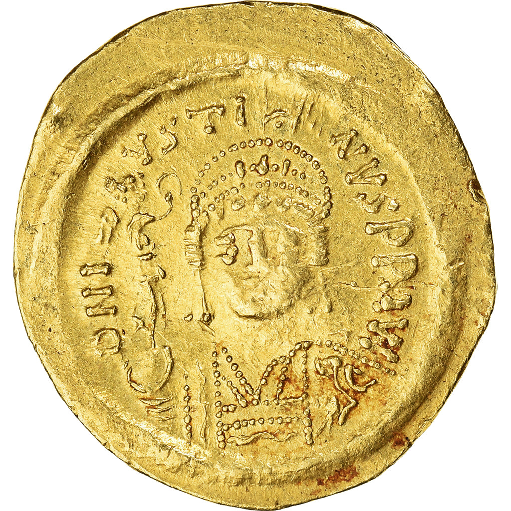 Coin, Justin II, Solidus, Constantinople, EF(40-45), Gold, Sear:345