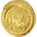 Coin, Justin II, Solidus, Constantinople, EF(40-45), Gold, Sear:345