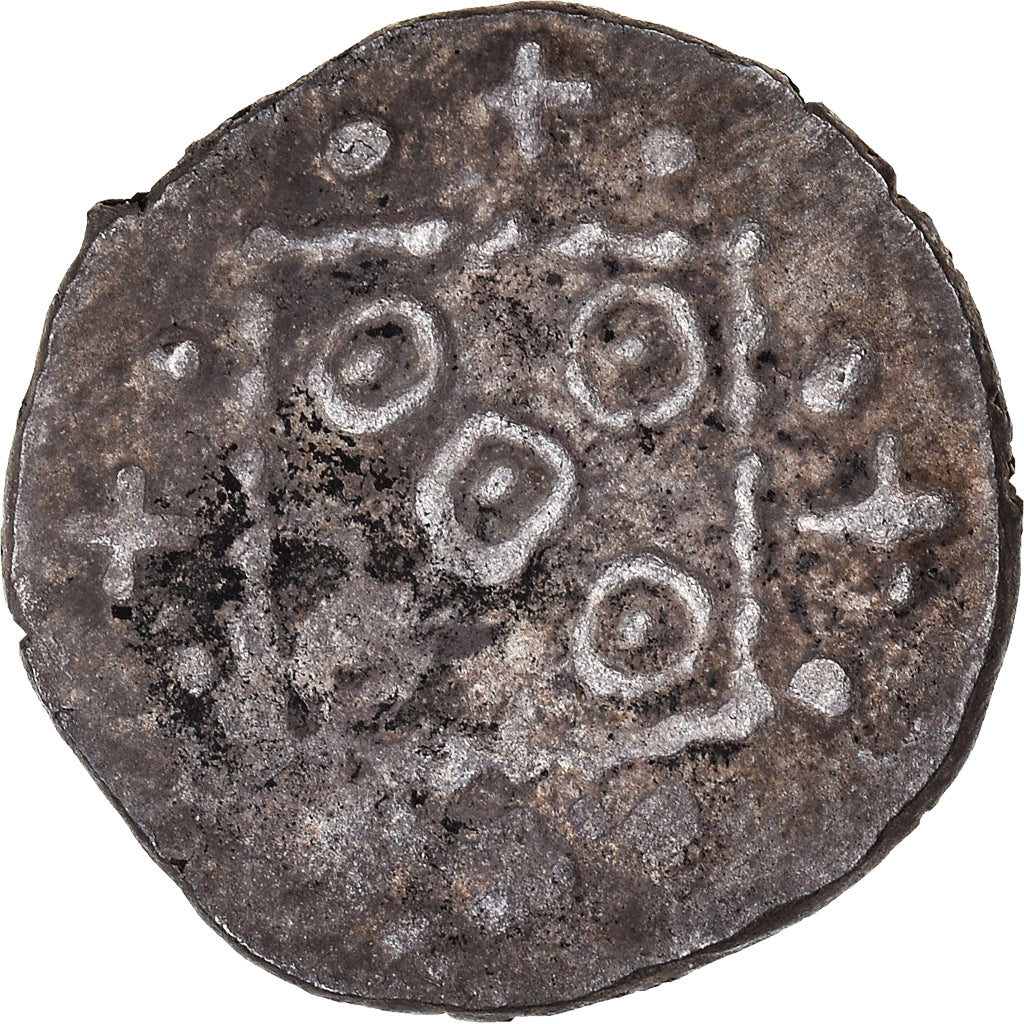 Monnaie, France, merovingian, Denier, sceat à l'oiseau, TB+, Argent