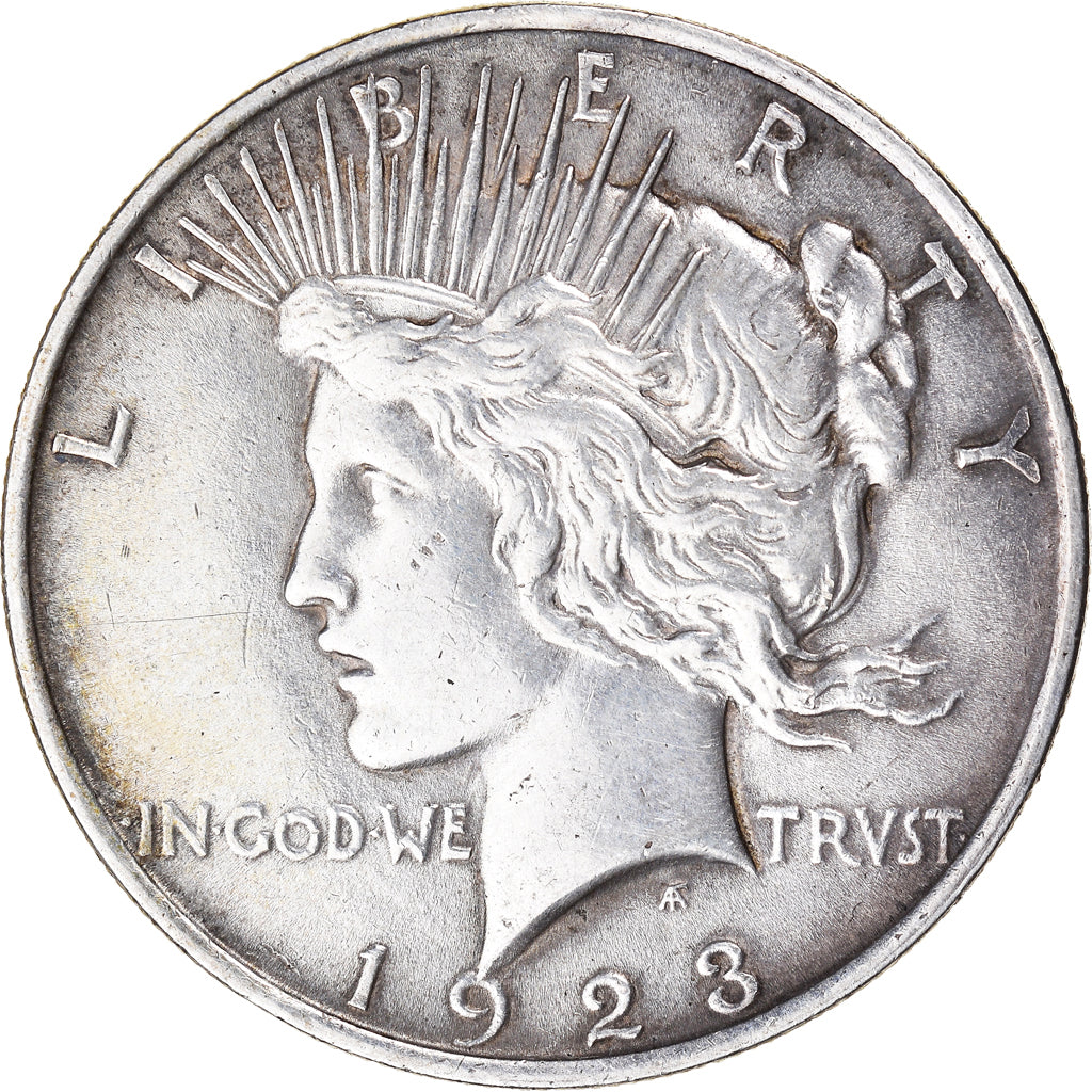 Coin, United States, Peace Dollar, Dollar, 1923, U.S. Mint, Philadelphia