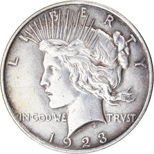 Coin, United States, Peace Dollar, Dollar, 1923, U.S. Mint, Philadelphia