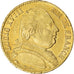 Moneta, Francia, Louis XVIII, 20 Francs, 1814, Paris, BB, Oro, KM:706.1