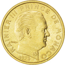 Coin, Monaco, 5 Centimes, 1976, AU(55-58), Copper-Aluminum-Nickel, KM:E69