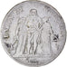 Coin, France, Union et Force, 5 Francs, AN 8, Perpignan, EF(40-45), Silver