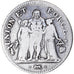 Monnaie, France, Union et Force, 5 Francs, AN 7, Bayonne, TB, Argent