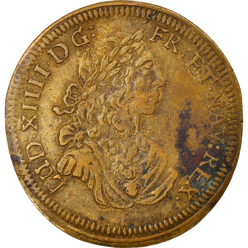 Francia, Token, Louis XIV, Nuremberg, Rechenpfennig, History, BB, Ottone