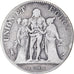 Coin, France, Union et Force, 5 Francs, AN 4, Paris, VF(20-25), Silver