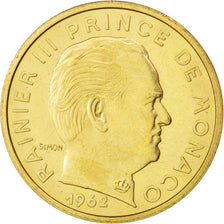 Coin, Monaco, 10 Centimes, 1962, MS(60-62), Cupro-Aluminium, KM:E43, Gadoury:146