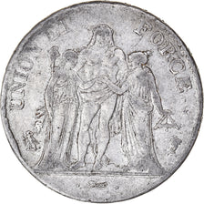 Coin, France, Union et Force, 5 Francs, AN 4, Paris, frappe avec virole