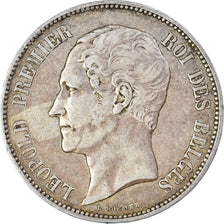 Coin, Belgium, Leopold I, 5 Francs, 5 Frank, 1853, EF(40-45), Silver, KM:17
