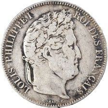 Coin, France, Louis-Philippe, 5 Francs, 1832, Lille, VF(30-35), Silver