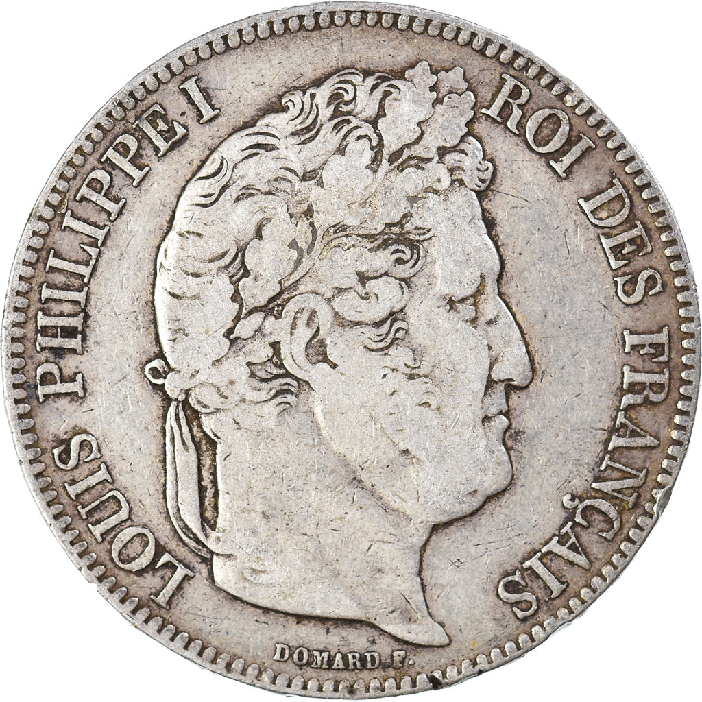 Munten, Frankrijk, Louis-Philippe, 5 Francs, 1843, Lille, FR, Zilver, KM:749.13