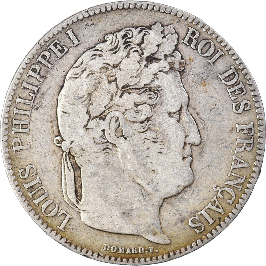 Münze, Frankreich, Louis-Philippe, 5 Francs, 1833, La Rochelle, S, Silber