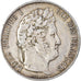 Münze, Frankreich, Louis-Philippe, 5 Francs, 1844, Strasbourg, S, Silber