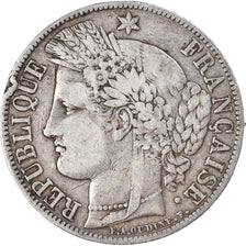 Coin, France, Cérès, 5 Francs, 1851, Paris, VF(20-25), Silver, KM:761.1