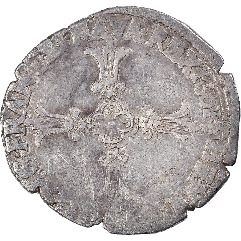 Coin, France, 1/8 Ecu, 1601, Angers, VF(30-35), Silver, Sombart:4686