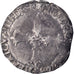Munten, Frankrijk, Henri IV, 1/4 Ecu, 1605, Nantes, FR+, Zilver, Duplessy:1224