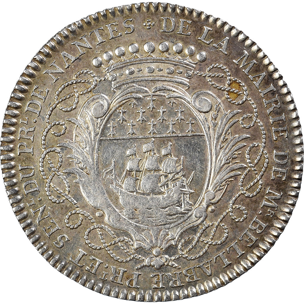 Canada, Token, Royal, Louis XV, Nantes port des Antilles, 1752, AU(55-58)