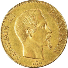 Moneta, Francia, Napoleon III, 100 Francs, 1859, Paris, BB+, Oro, KM:786.1