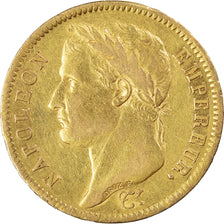 Moneta, Francja, Napoléon I, 40 Francs, 1811, Paris, EF(40-45), Złoto