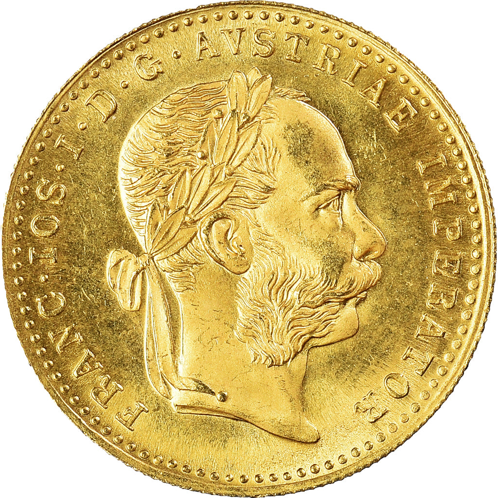 Moneta, Austria, Franz Joseph I, Ducat, 1915, Restrike, SPL+, Oro, KM:2267