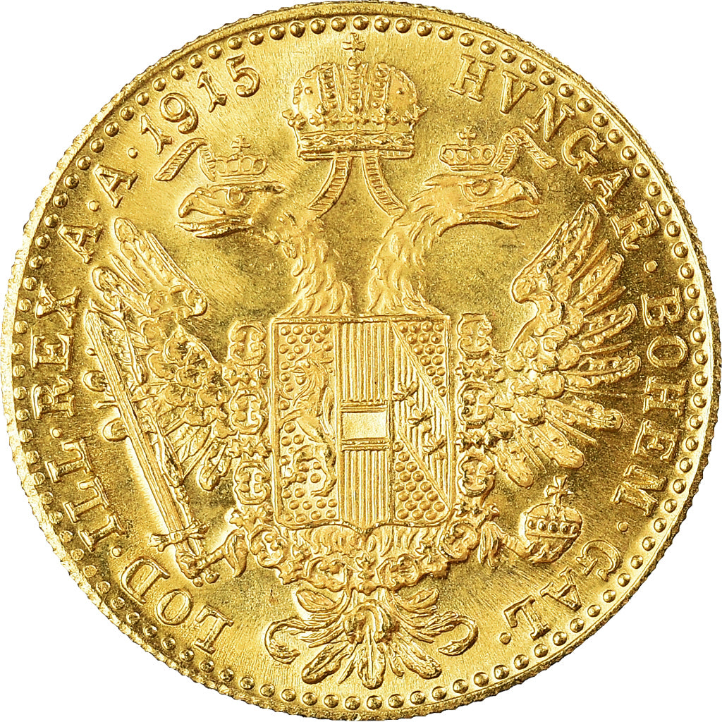 Moneta, Austria, Franz Joseph I, Ducat, 1915, Restrike, SPL+, Oro, KM:2267