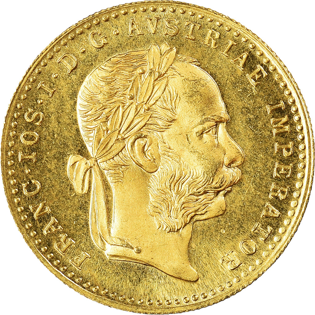 Moneta, Austria, Franz Joseph I, Ducat, 1915, Restrike, SPL+, Oro, KM:2267