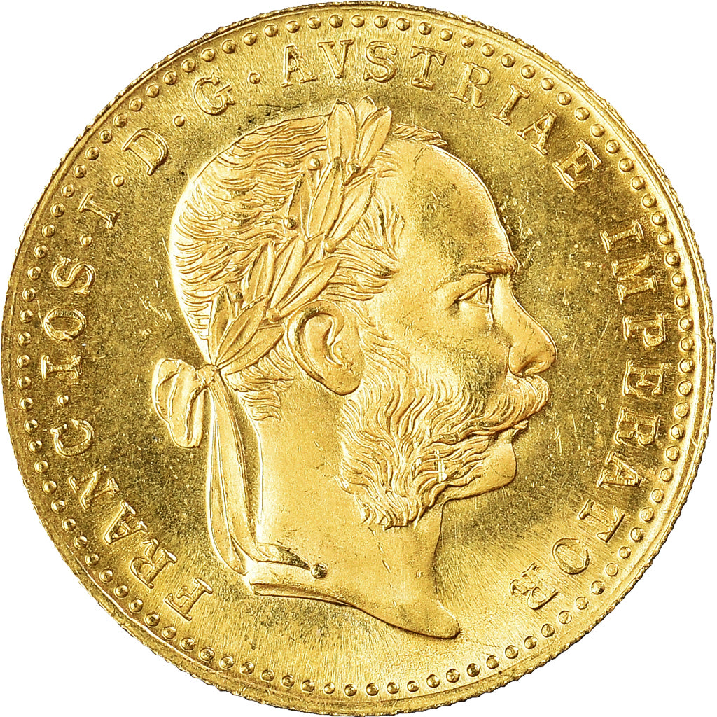 Coin, Austria, Franz Joseph I, Ducat, 1915, Restrike, MS(64), Gold, KM:2267