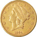 Monnaie, États-Unis, Liberty Head, $20, Double Eagle, 1884, U.S. Mint, San