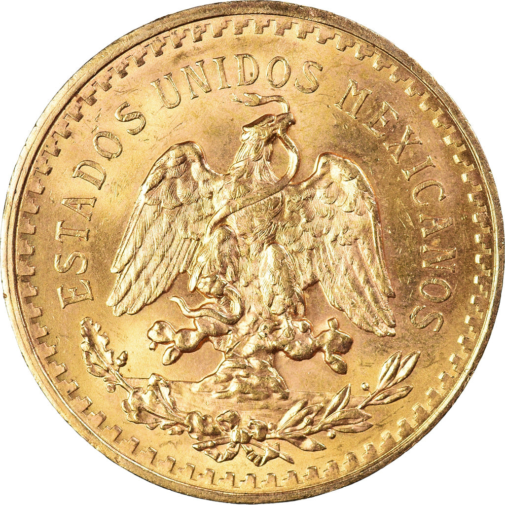 Moneda, México, 50 Pesos, 1946, Mexico City, EBC, Oro, KM:481