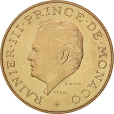 MONACO, 10 Francs, 1974, KM #E63, MS(60-62), Cupro-nickel Aluminium, Gadoury...