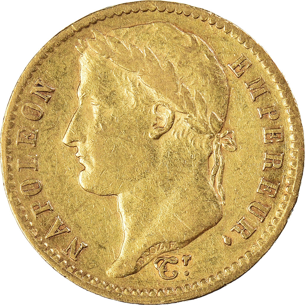 Coin, France, Napoléon I, 20 Francs, 1812, Paris, EF(40-45), Gold, KM:695.1