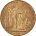 Moneda, Francia, Génie, 20 Francs, 1890, Paris, MBC+, Oro, KM:825, Gadoury:1063