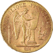 Coin, France, Génie, 20 Francs, 1898, Paris, AU(55-58), Gold, KM:825