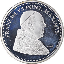 Vaticano, medalla, Le Pape François, 2013, FDC, Plata