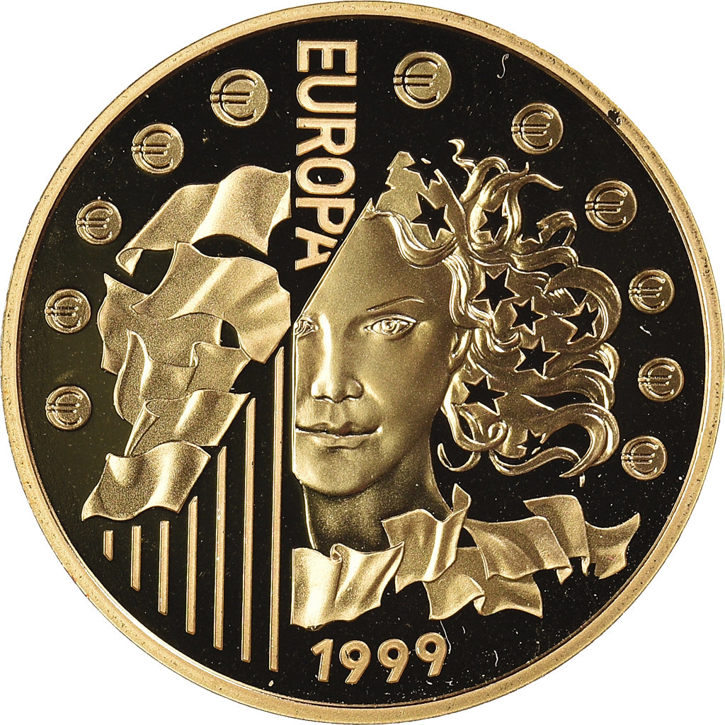 Francia, 65.5997 Francs, 1999, Paris, Proof, FDC, Oro, KM:1256