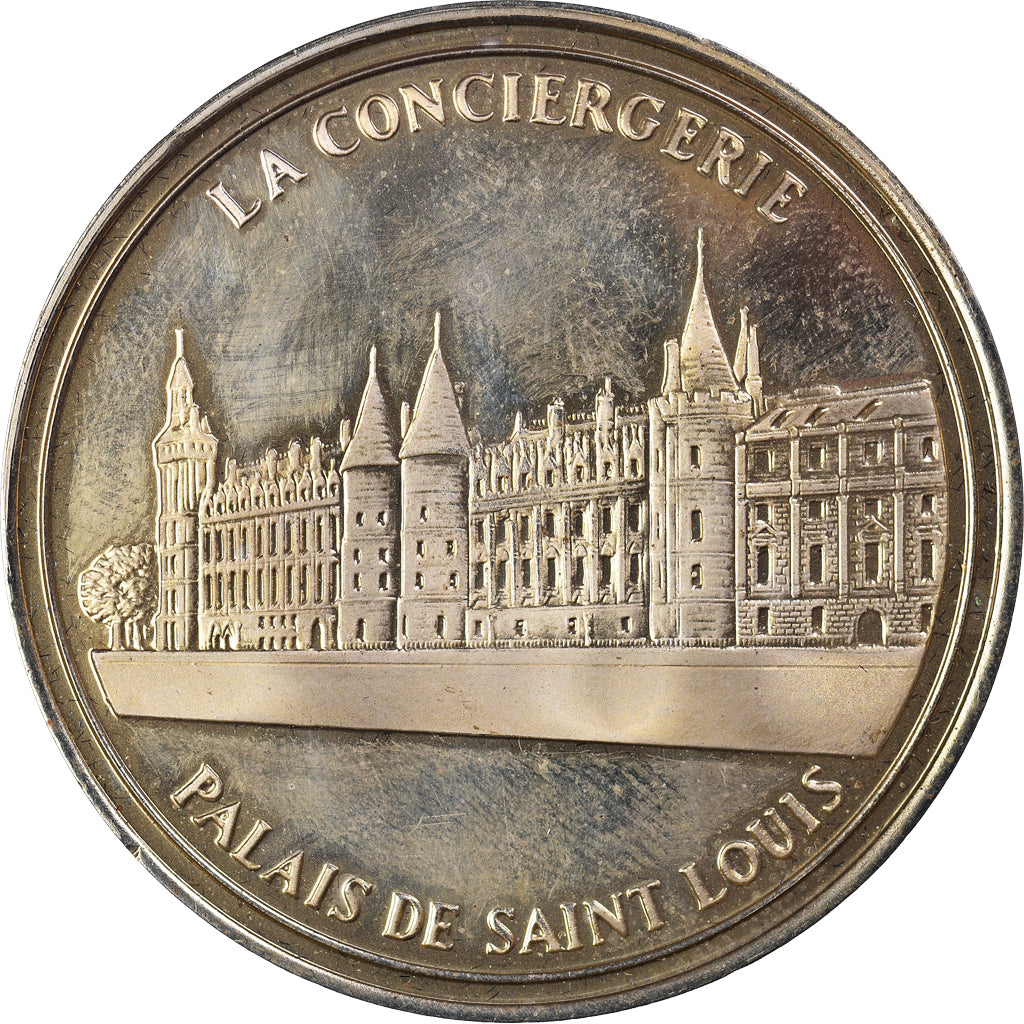 France, Medal, Saint Louis, La Conciergerie, MS(65-70), Silvered bronze
