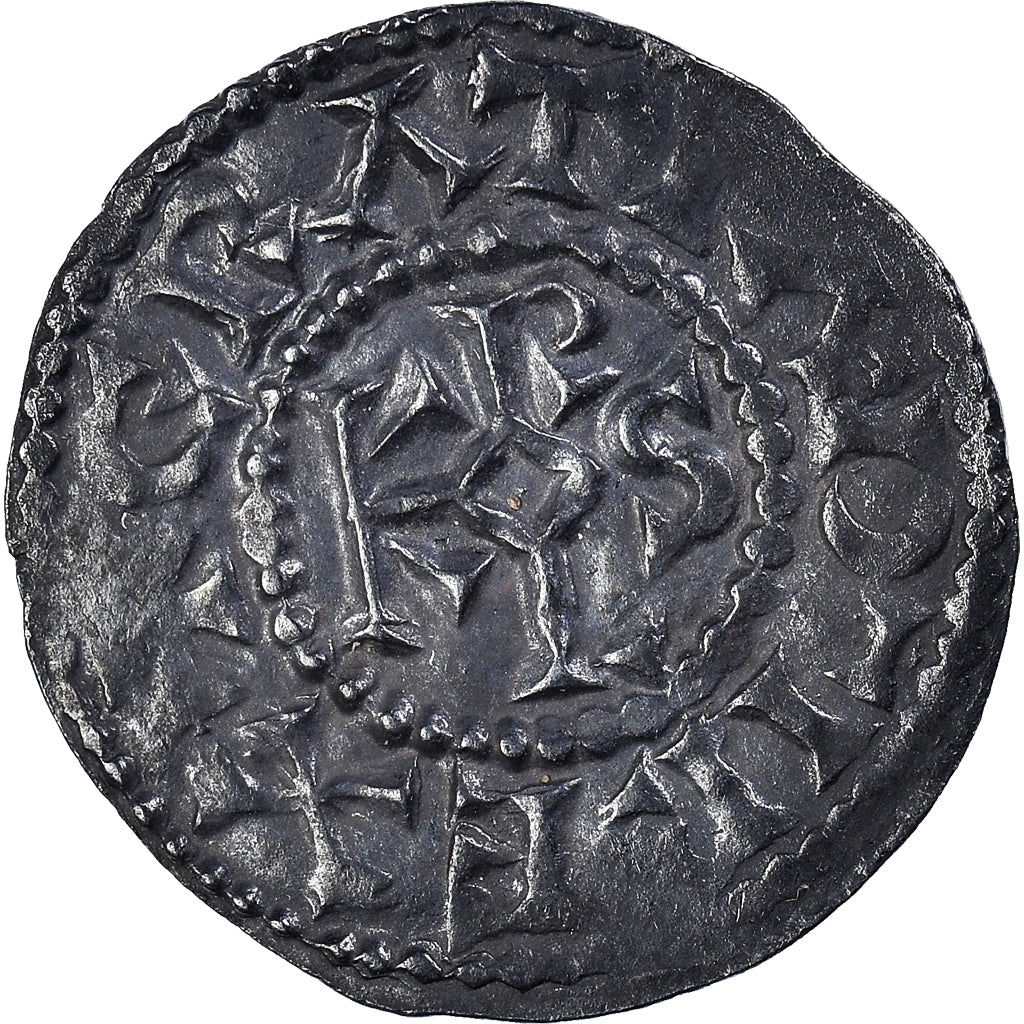 Monnaie, France, Charles le Chauve, Denier, 843-877, Blois, TTB+, Argent