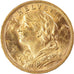 Moeda, Suíça, 20 Francs, 1910, Bern, MS(60-62), Dourado, KM:35.1